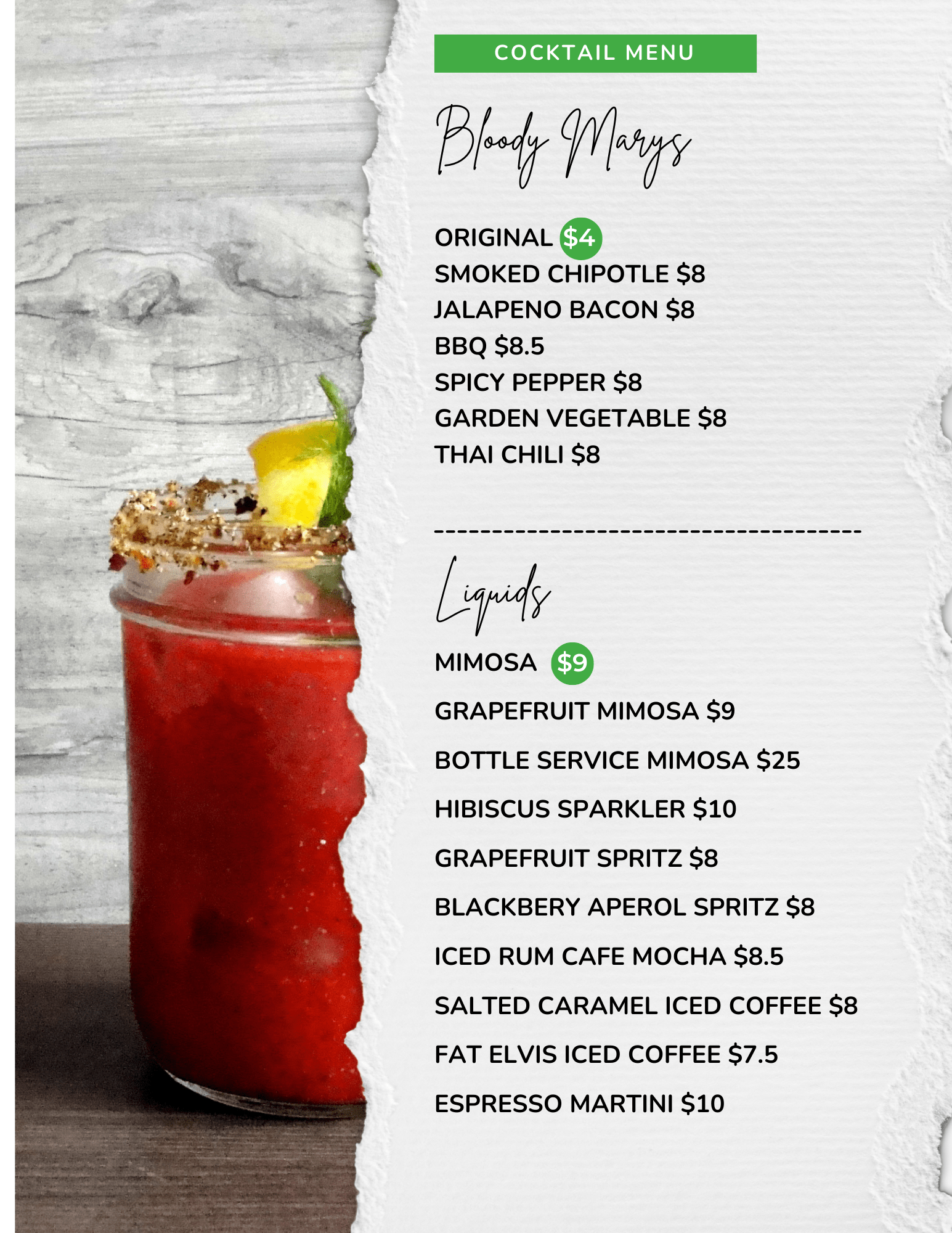 Brunch cocktail