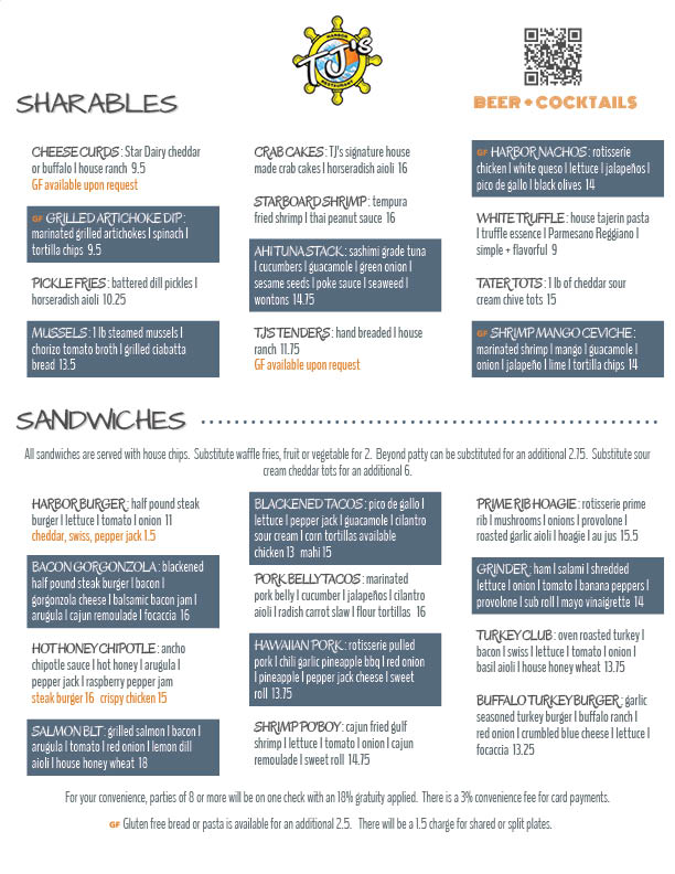 Menu Front