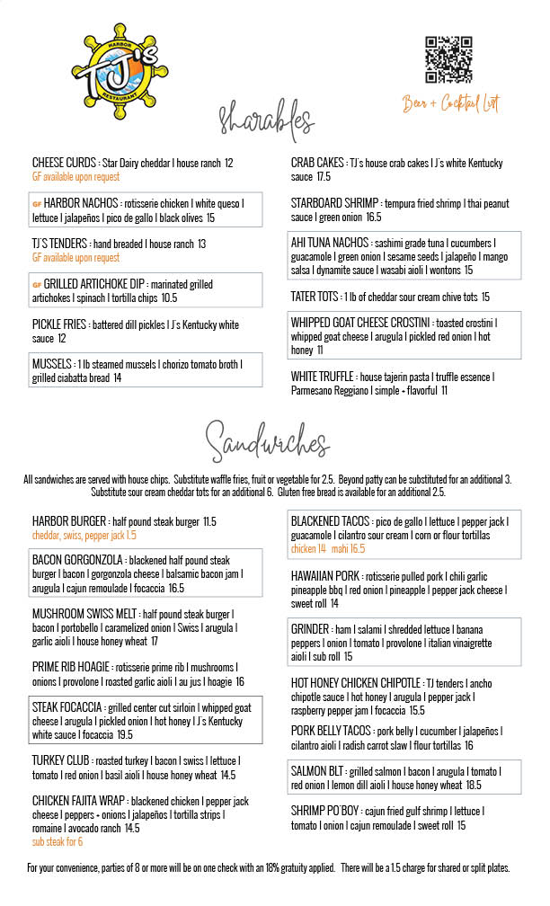 Menu Front